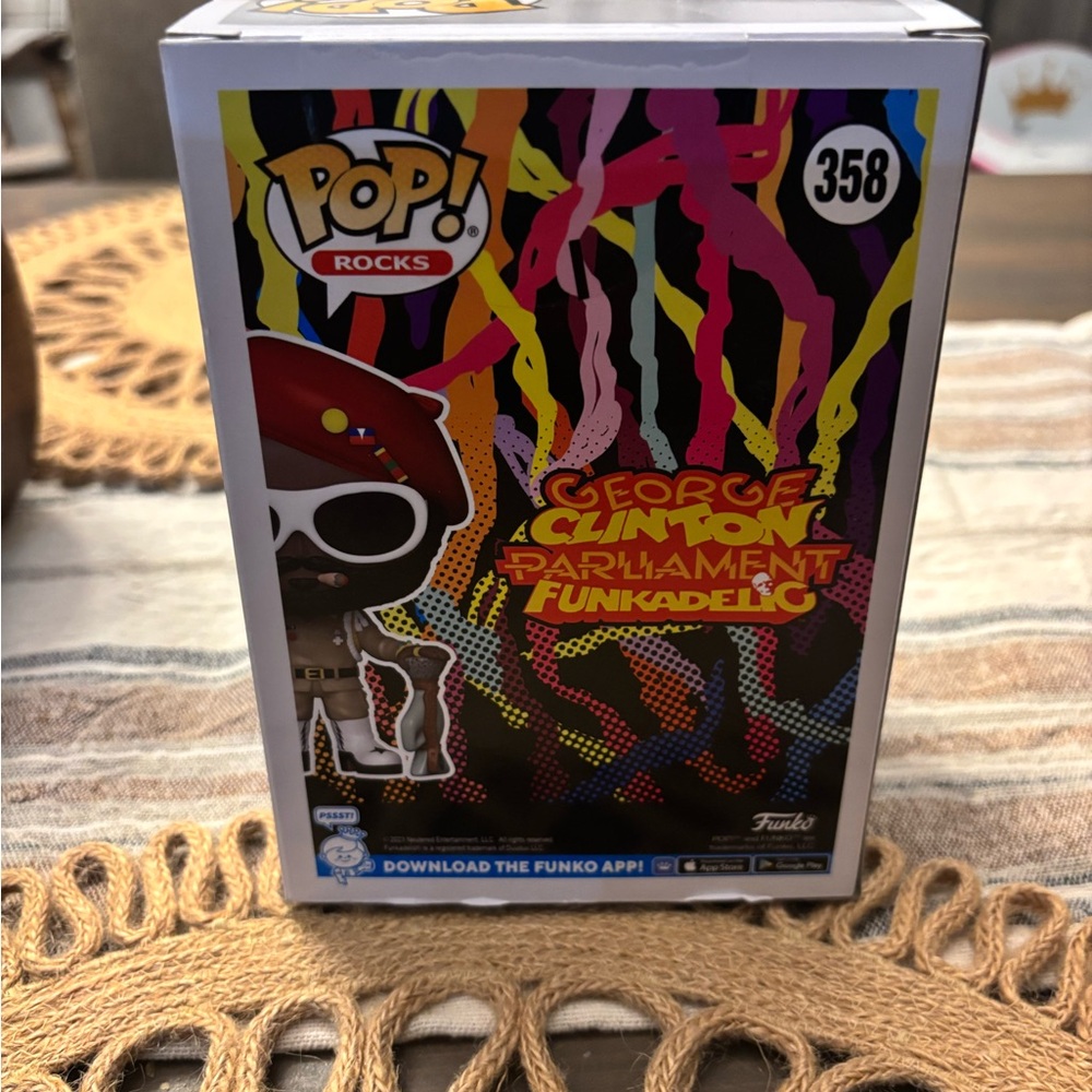 George Clinton Funko Pop Rocks Figure - Picture 2 of 2